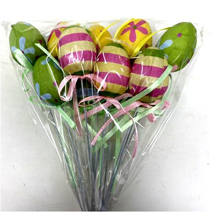 1.5'' EASTER EGG (12PCS),18CM