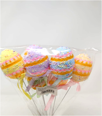 7CM EASTER FOAM EGG (6PCS),22CM