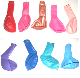10'' 15PCS LATEX BALLOONS ASSR COLOURS