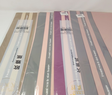 20PCS WATERPROOF FLOWER WRAPPING  PAPER ASSR COLOURS (115*58CM)