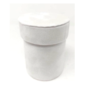 6PCS OFF-WHITE  SUEDE GIFT BOXES (10*8CM)