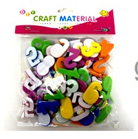 NUMBERS FOAM STICKERS 