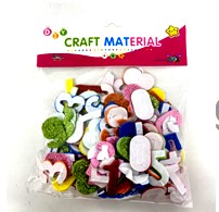 SHIMMERY NUMBER  STICKERS