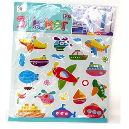 COLORFUL GLITTER STICKERS ROOM DECOR,38*30CM