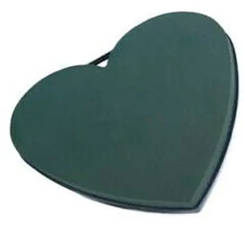 HEART SHAPED WET FLORAL OASIS W GRIPS (48*44CM)