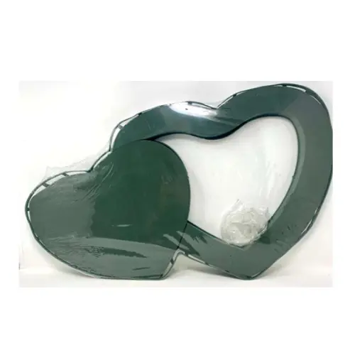 2 PCS HEART WET FLORAL OASIS W GRIPS,69*43CM