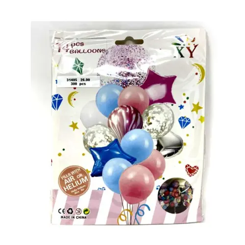 14 PCS BALLOON SET, 21*17CM