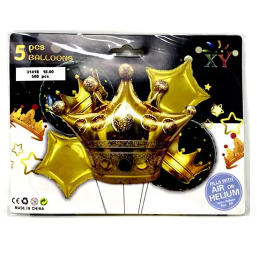 5 PCS BALLOON SET, 17*21CM