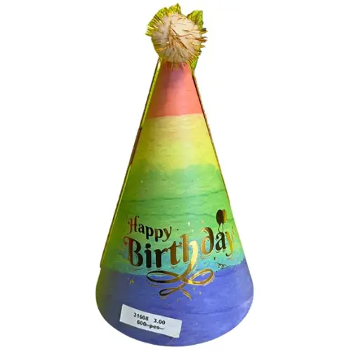 RAINBOW PARTY HAT
