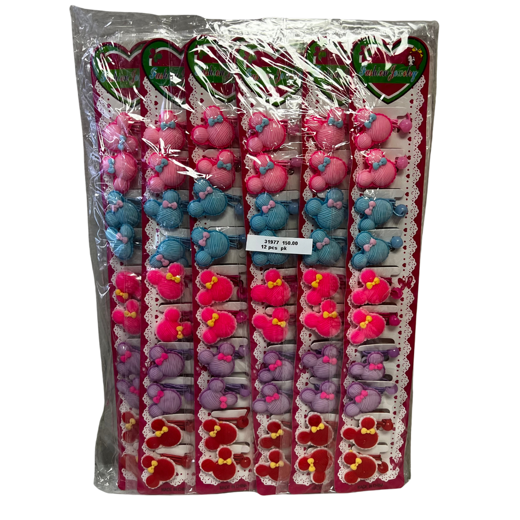 MINNIE MOUSE HAIR ELASTIC (12 CARDS)