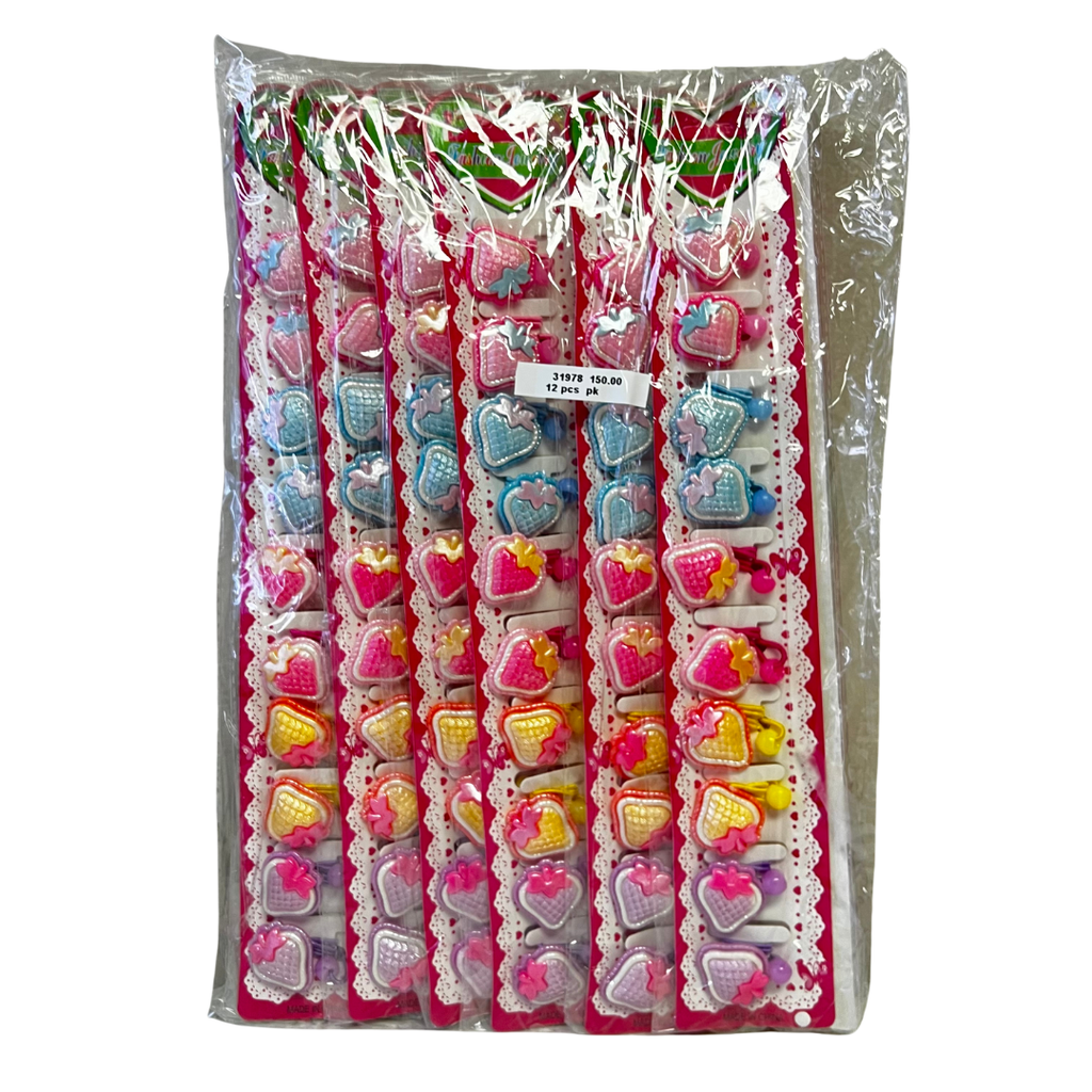 STRAWBERRY HAIR ELASTIC (12 CARDS)