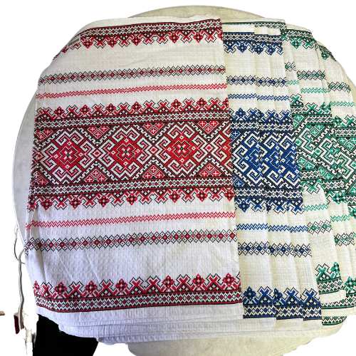 12 PC ETHNIC STYLE TEA TOWEL-SIZE: 40*68CM 