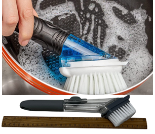 SOAP DISPENSING BRUSH