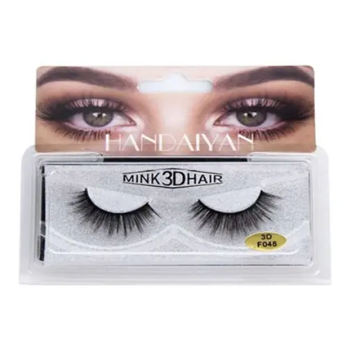3D HANDAIYAN EYELASH-CASE QUANTITY: 12 SIZE: 2*4.5" 