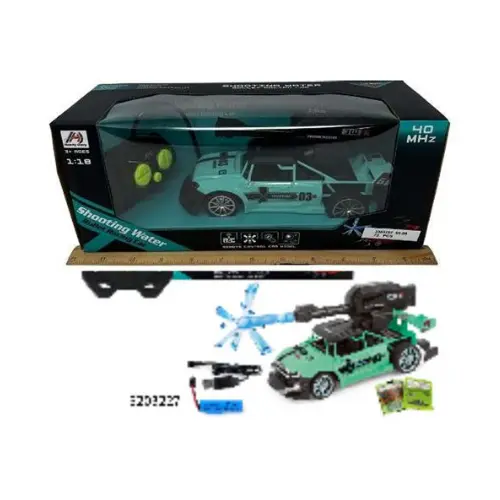 1:18 5-CH R/C CAR (SHOOTING WATER BULLET, BATTERY,USB