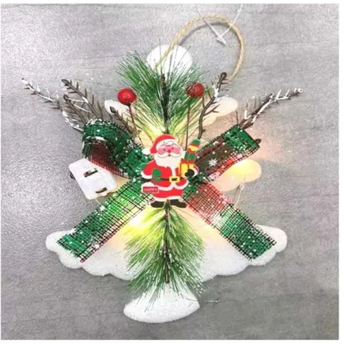 HANGING LIGHTING TREE W SANTA