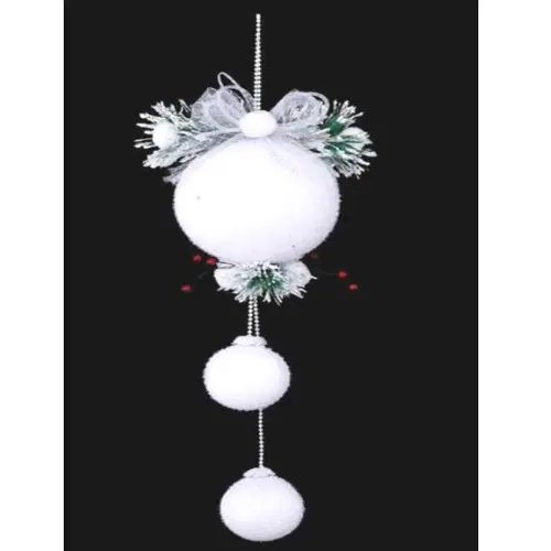 3 PCS HANGING CHRISTMAS BALL DECOR