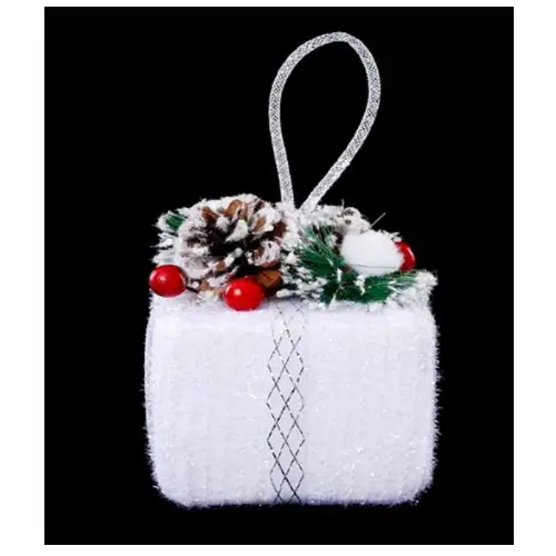 4" CHRISTMAS THEMED GIFT BOX DECORATION