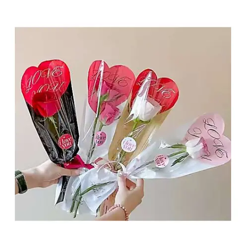 20 PCS FLORAL SLEEVES (15.5*5.5")