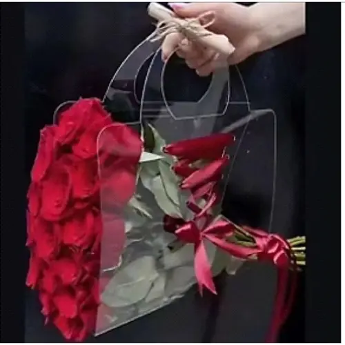 TRANSPARENT FLOWER BAG