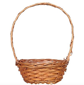 LARGE WOVEN BASKET (8*5")