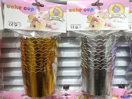 12PC FOIL CUPCAKE LINERS
