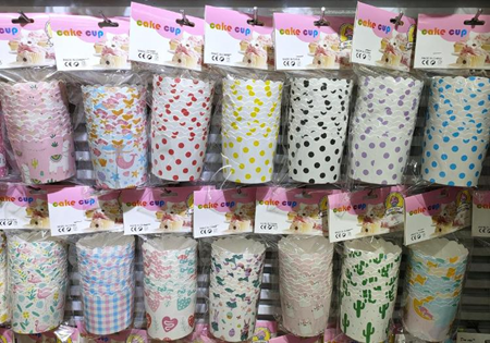 12PCS PATTERNED CUPCAKE LINERS