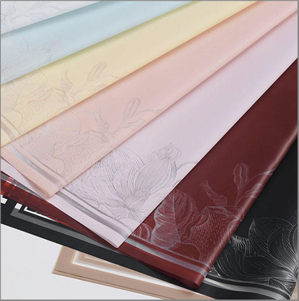 20 PCS WRAPPING PAPER- LIGHT PINK, CREAM &  BURGUNDY (22*22")