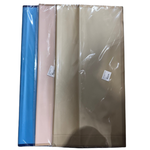 20 PCS WRAPPING PAPER- BEIGE, BLUSH, BLUE (22*22")