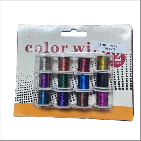 12PCS COLORFUL FLORAL WIRE