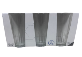 3PC GLASS CUP