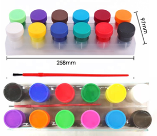 12PCS OIL COLOR