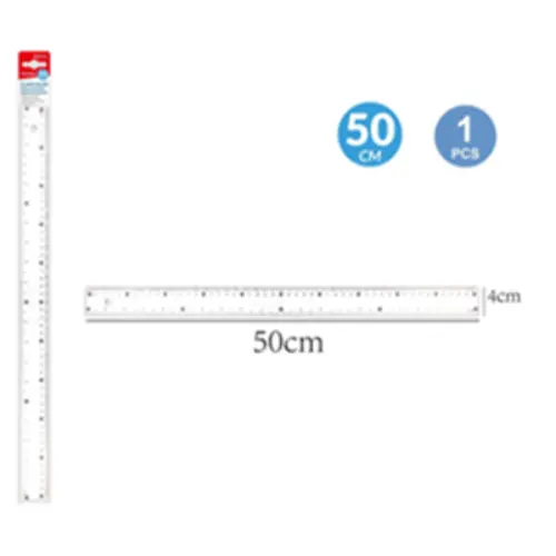 50CM PLASTIC RULER