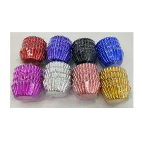 100PCS METALIC CUPCAKE  LINERS