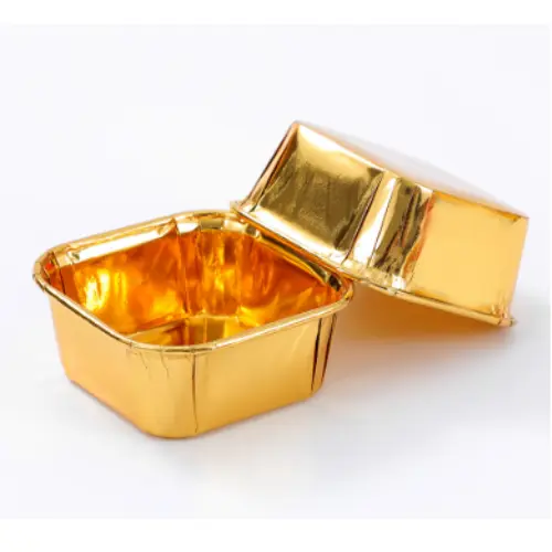 50PCS SILVER CUPCAKE LINERS-3"X1.5"