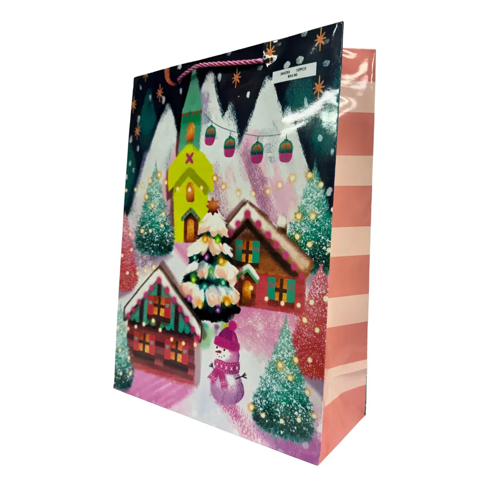 12PCS NORTH POLE  CHRISTMAS GIFT BAG