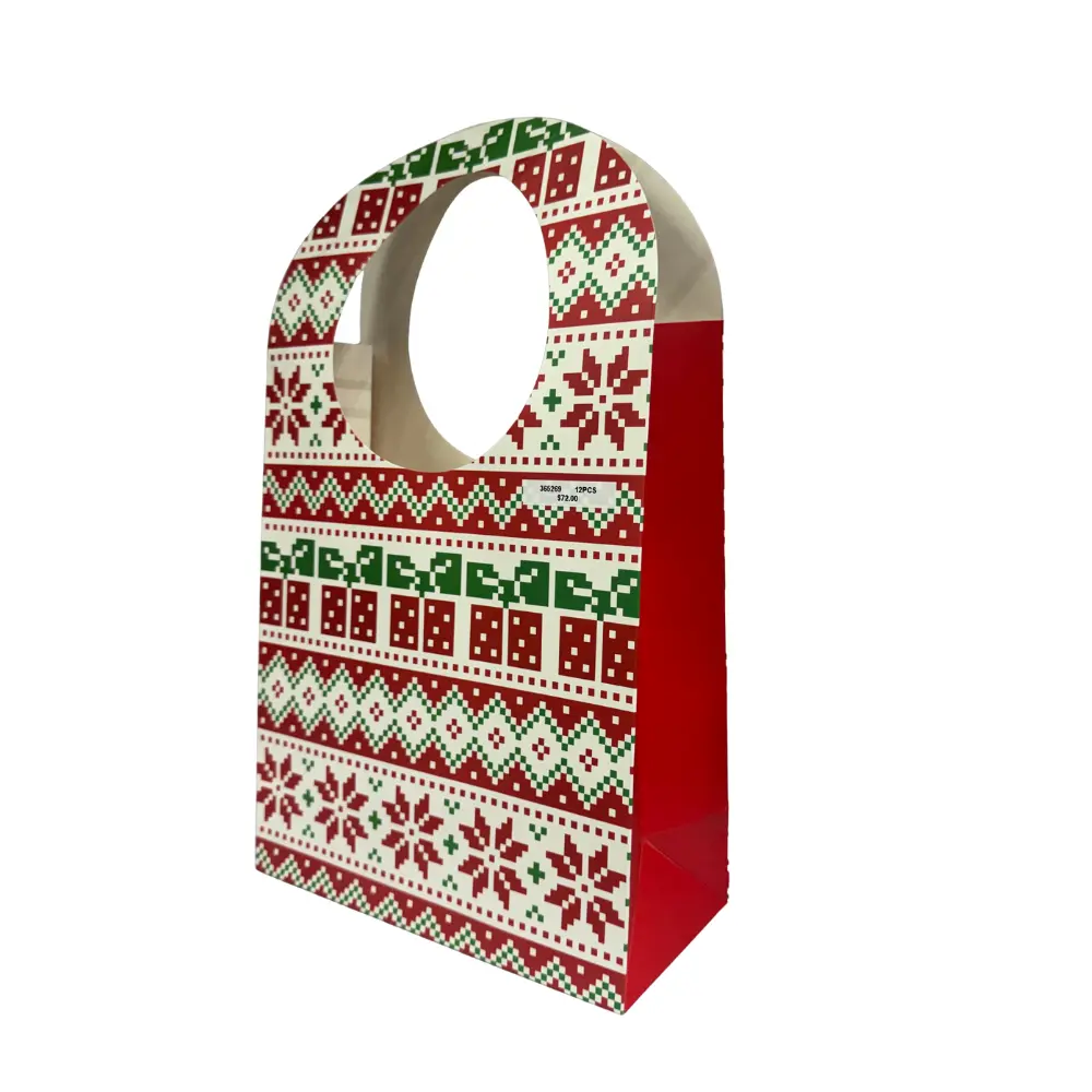 12PCS CHRISTMAS ABSTRACT  GIFT BAG 