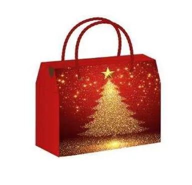  12PCS SHINEY CHRISTMAS  GIFT BAG