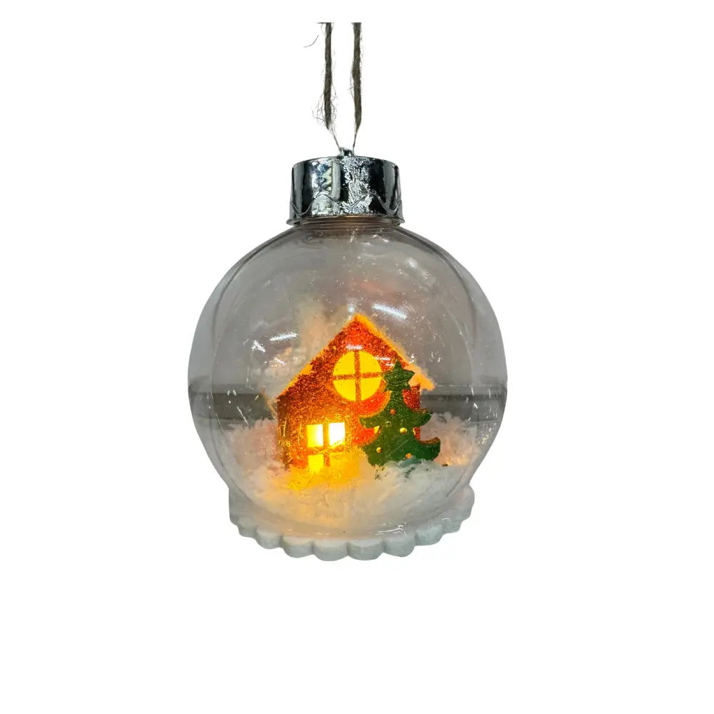 LED "CHRISTMAS HOME"  GLOBE 