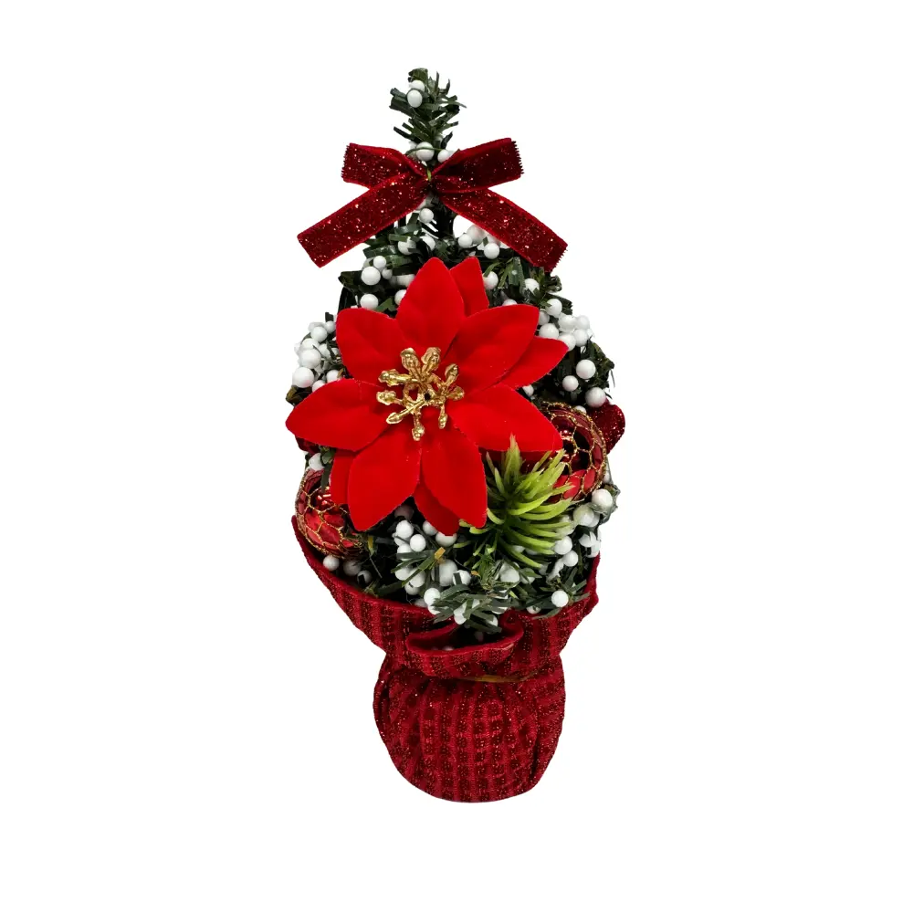 8" DECORATED CHRISTMAS  TREE