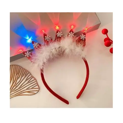  12PCS LIGHTING CHRISTMAS  HEAD BANDS 