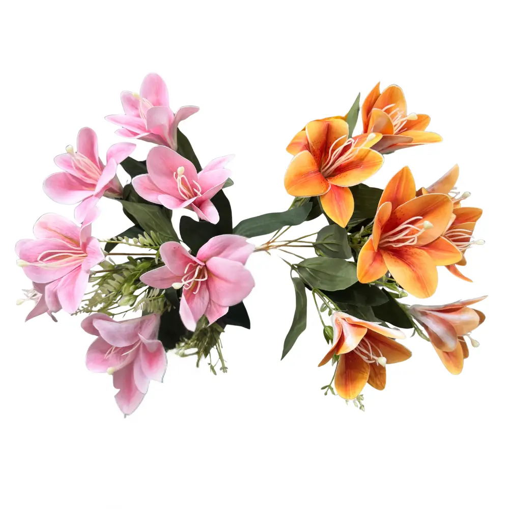 7 HEADS ARTIFICIAL LILIES