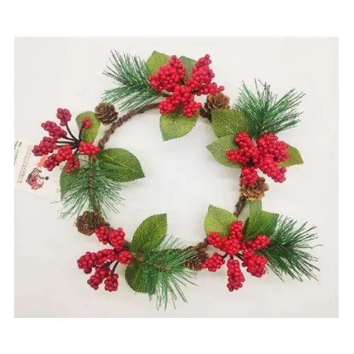 BERRY FILLED CHRISTMAS  WREATH