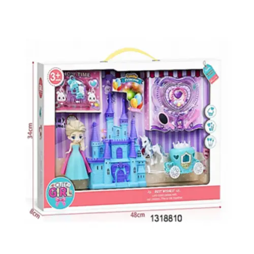 7PCS FROZEN THEMED  CASTLE 