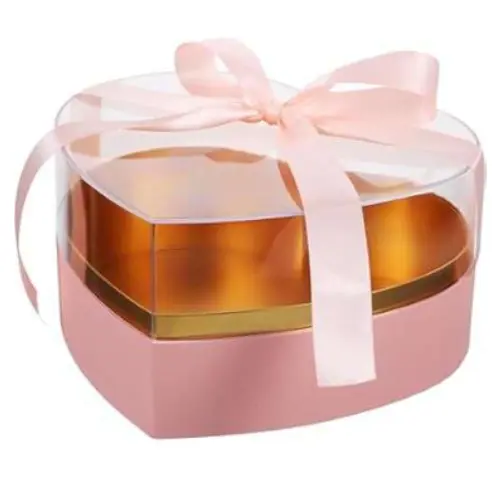 HEART SHAPE W ACRYLIC BOX (9*10*5") 