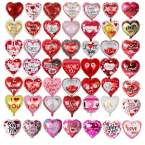 50PCS "LOVE" FOIL BALLOONS 