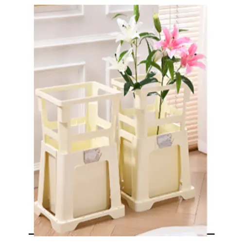 PLASTIC FLOWER BUCKET BASE + SHELF (26*11*9")