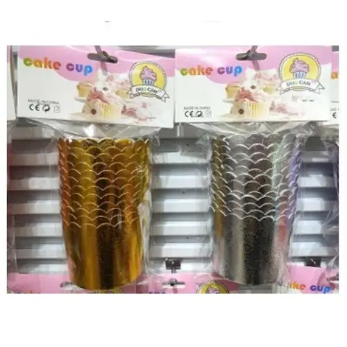 12PC FOIL CUPCAKE LINERS