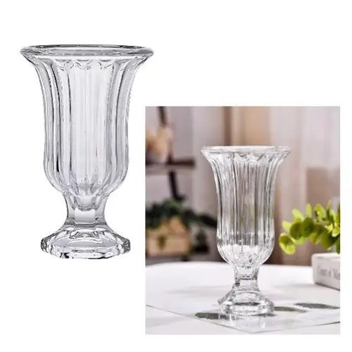  PATTERNED CRYSTAL VASE-CASE QUANTITY: 24 SIZE: 6*9" 