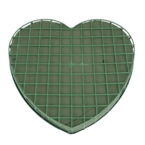 8" HEART SHAPED CAGED WREATH FRAME-CASE QUANTITY: 100 SIZE: 8*8" 